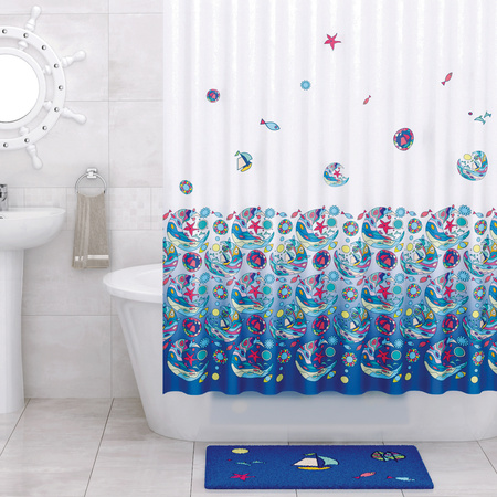 Штора для ванной WasserKRAFT Salm SC-13101